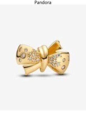 Pandora Authentic Sparkling Bow Pandora Charm